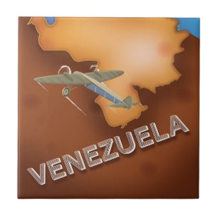 cartaz de viagem vintage da venezuela