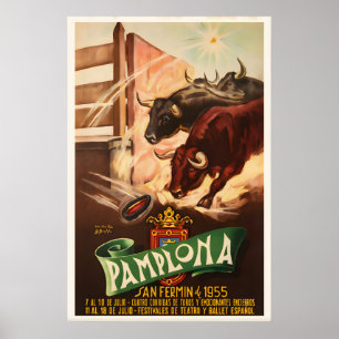 Cartaz de Viagem Vintage Espanha Impressão de Arte