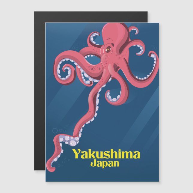 Cartaz de viagem Yakushima Japão (Frente/Verso)