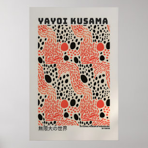 Cartaz de Yayoi Kusama - Impressão Abstrata de Yay