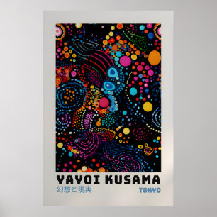 Cartaz de Yayoi Kusama - Impressão Abstrata de Yay