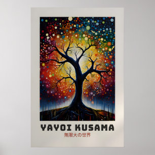 Cartaz de Yayoi Kusama - Impressão Abstrata de Yay