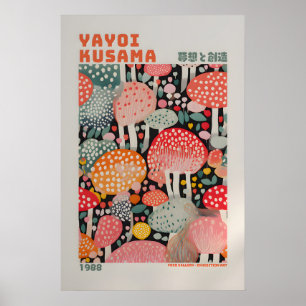 Cartaz de Yayoi Kusama - Impressão Abstrata de Yay
