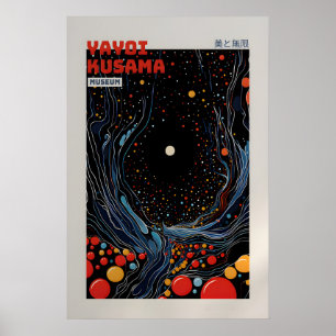 Cartaz de Yayoi Kusama - Impressão Abstrata de Yay