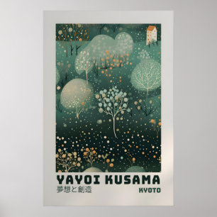 Cartaz de Yayoi Kusama - Impressão Abstrata de Yay