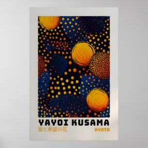 Cartaz de Yayoi Kusama - Impressão Abstrata de Yay