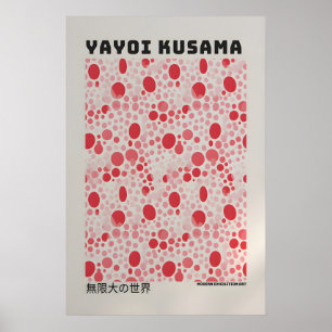 Cartaz de Yayoi Kusama - Impressão Abstrata de Yay