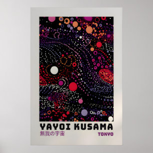 Cartaz de Yayoi Kusama - Impressão Abstrata de Yay
