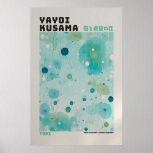 Cartaz de Yayoi Kusama - Impressão Abstrata de Yay