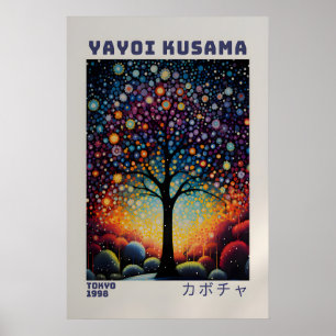 Cartaz de Yayoi Kusama - Impressão Abstrata de Yay
