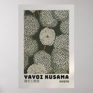 Cartaz de Yayoi Kusama - Impressão Abstrata de Yay