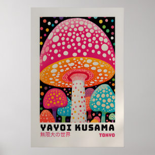 Cartaz de Yayoi Kusama - Impressão Abstrata de Yay