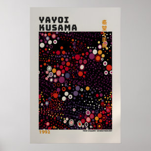 Cartaz de Yayoi Kusama - Impressão Abstrata de Yay