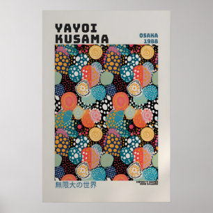 Cartaz de Yayoi Kusama - Impressão Abstrata de Yay