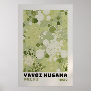Cartaz de Yayoi Kusama - Impressão Abstrata de Yay