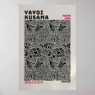 Cartaz de Yayoi Kusama - Impressão Abstrata de Yay