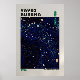 Cartaz de Yayoi Kusama - Impressão Abstrata de Yay