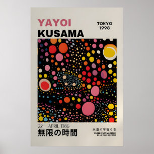 Cartaz de Yayoi Kusama - Poster Abstrato de Yayoi 