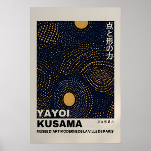 Cartaz de Yayoi Kusama - Poster Abstrato de Yayoi