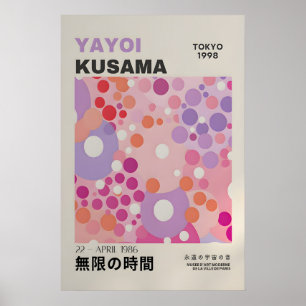 Cartaz de Yayoi Kusama - Poster Abstrato de Yayoi