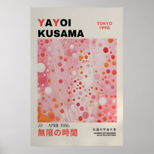 Cartaz de Yayoi Kusama - Poster Abstrato de Yayoi