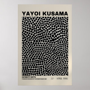 Cartaz de Yayoi Kusama - Poster Abstrato de Yayoi