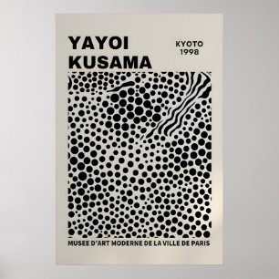 Cartaz de Yayoi Kusama - Poster Abstrato de Yayoi