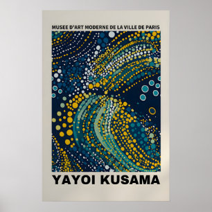 Cartaz de Yayoi Kusama - Poster Abstrato de Yayoi