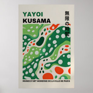 Cartaz de Yayoi Kusama - Poster Abstrato de Yayoi