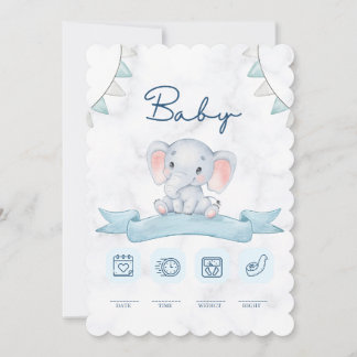 Cartaz do Anúncio do Baby Boy