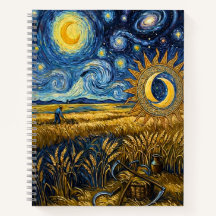 Cartaz do Campo de Trigo da Colheita Estrelada no 