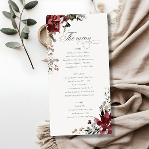 Cartaz do Menu de Casamento Festivo da Fauna Festi