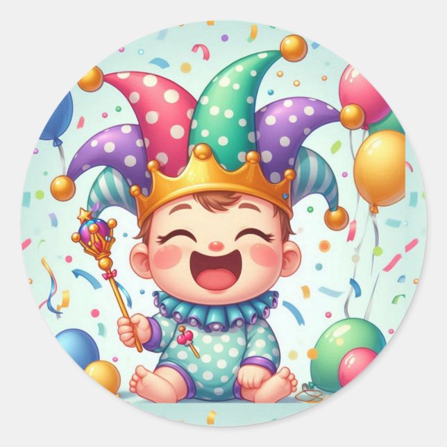 cartaz e etiquetas do baby joker (Frente)