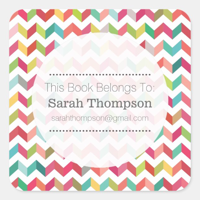 Cartaz Este Livro Pertence A Adesivos (Frente)