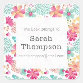 Cartaz Este Livro Pertence A Adesivos