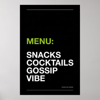 CARTAZ: LANCHES – Poster Divertido para Cozinha