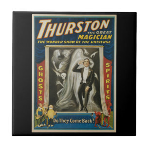 Cartaz Mágico Antigo, Thurston, O Grande Mágico