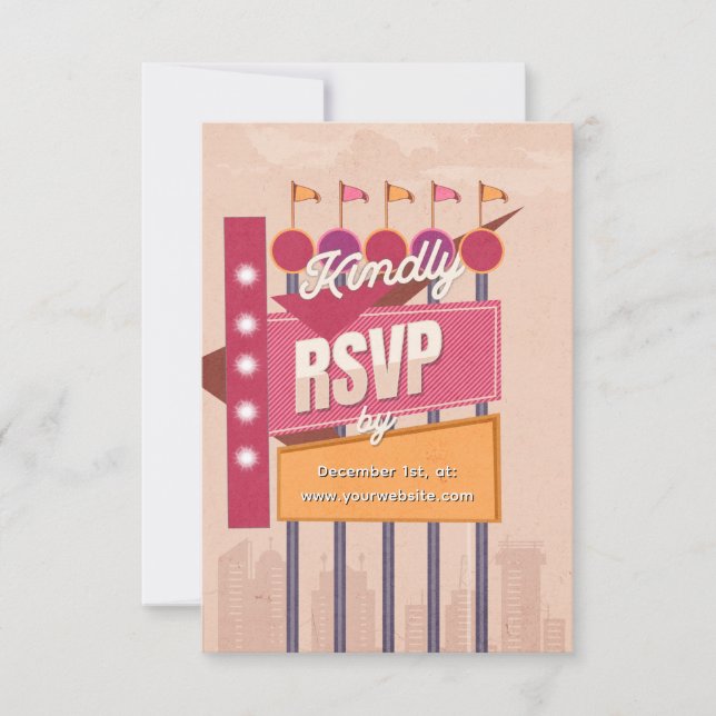 Cartaz Retro RSVP (Frente)