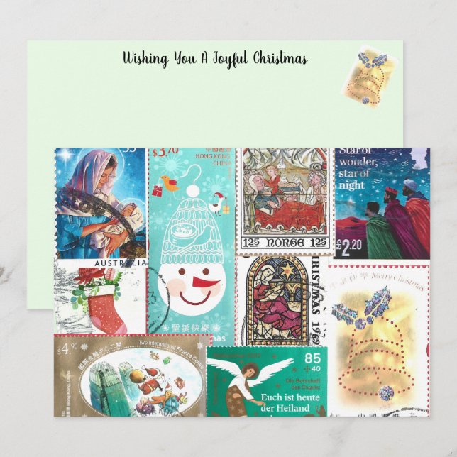 Cartazes de Natal Personalizados (Frente/Verso)