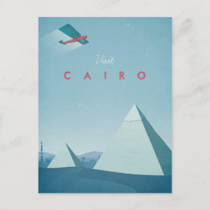 Cartazes de Viagem Antigos - Cairo - Cartão Postal