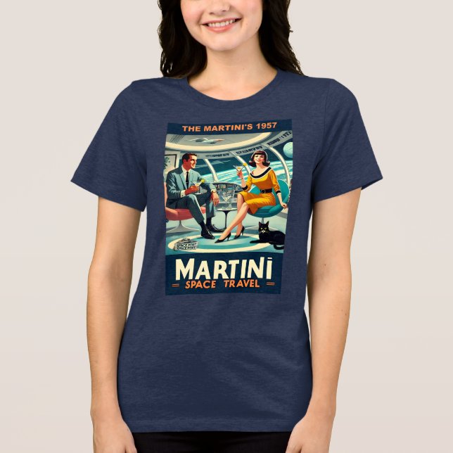 Cartazes de Viagens Espaciais Martini de 1957 (Frente)