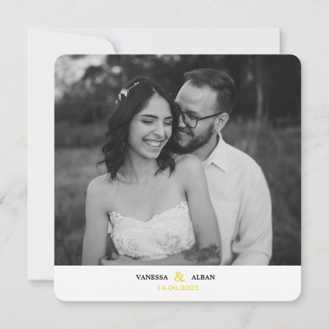 Carte de remerciement "Flavus" (Frente)