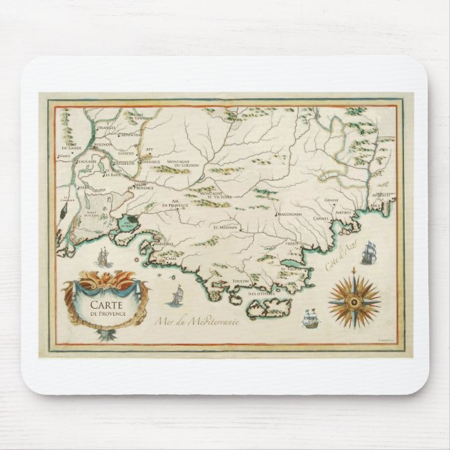 Carte Mousepad de Provence (Frente)