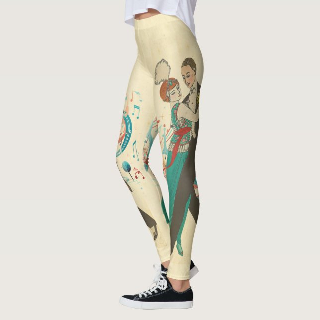 Carte Postale Leggings (Esquerda)