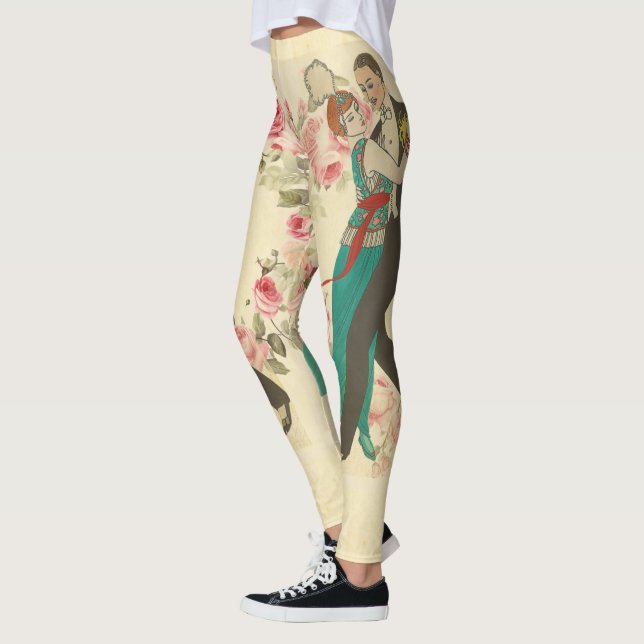 Carte Postale Leggings (Esquerda)