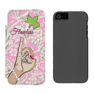 Capa Carteira Incipio Watson™ Para iPhone 5 Capa de iPhone rosa da vida da irmandade