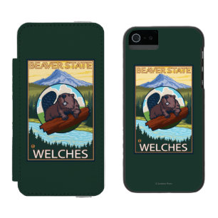 Carteira Incipio Watson™ Para iPhone 5 Castor & capa do Mt. - Welches, Oregon