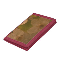 Carteira Plum Blossom TriFold Nylon