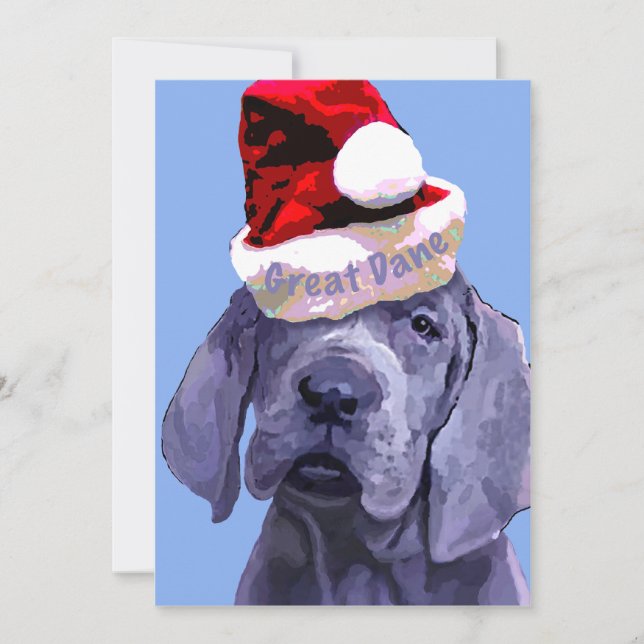 Cartões 10pk para o Natal Great Dane (Frente)