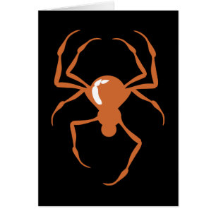 Cartões (alaranjados) da aranha